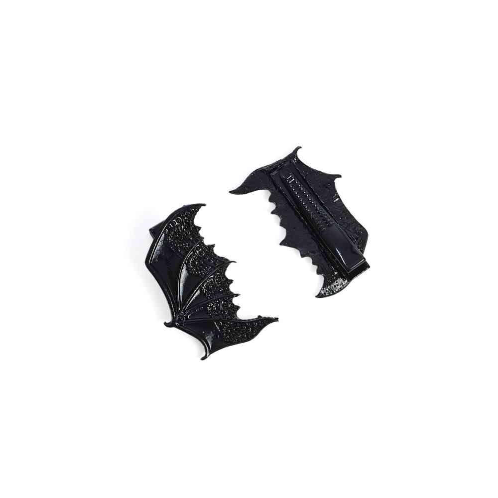 Banned - Batwing Hair clip - Black